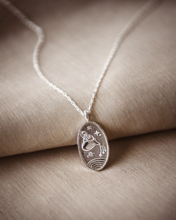 Kay Diamond Aquarius Necklace 1/10 ct tw Round-cut Sterling Silver 18
