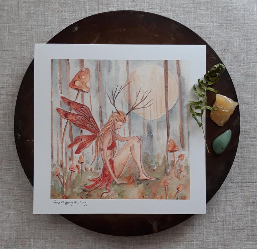 Fairy Art Print Fairy Wall Art Faerie Art Print Fantasy - Etsy