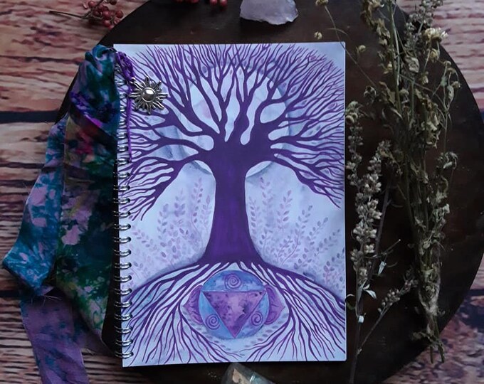 Tree Journal, Tree Notebook, Tree of Life BOS, A5 Notebook, Nature