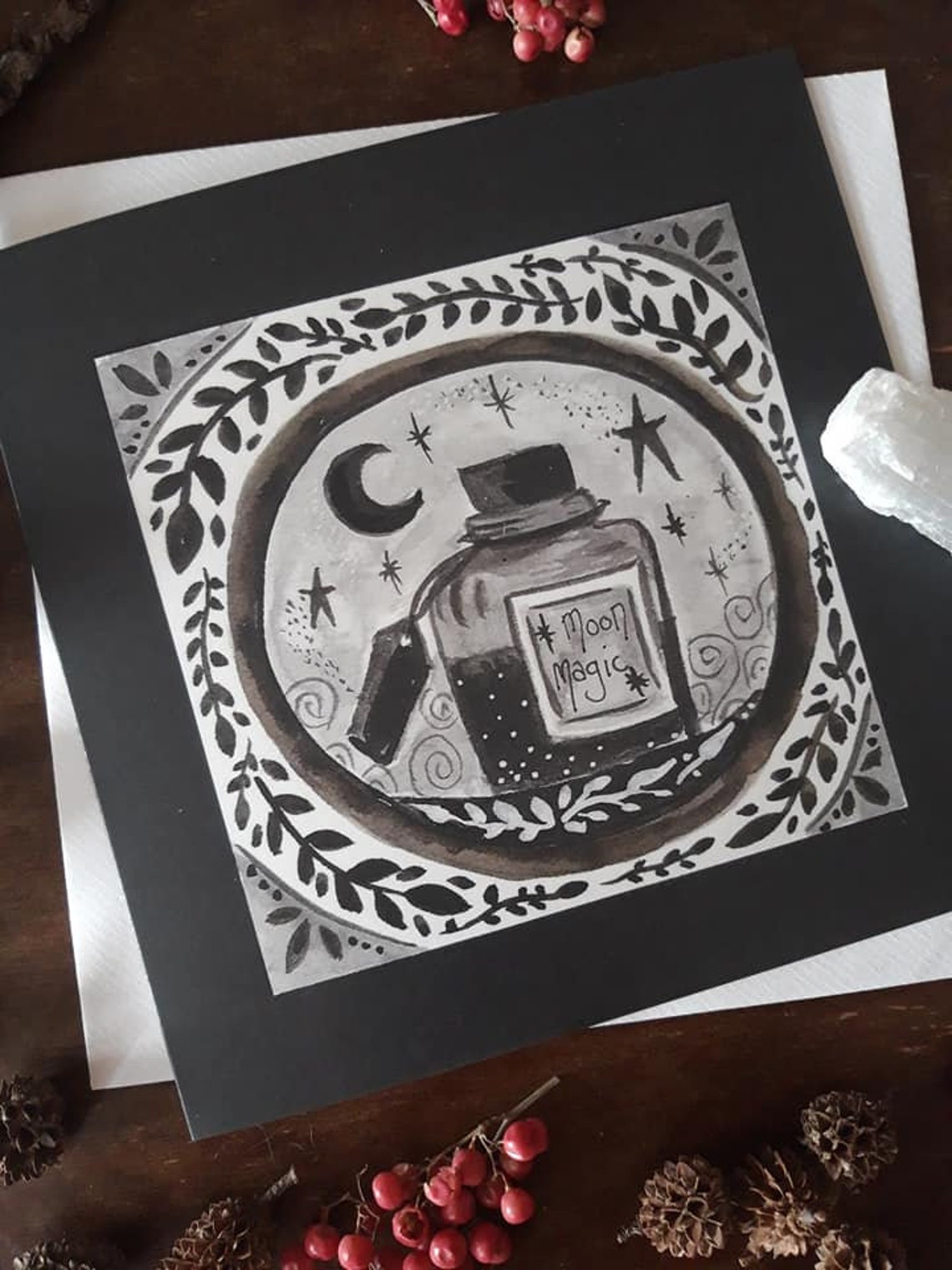 Zauber-Flasche-Karte Mond-Kunst-Karte Apotheker-Karte | Etsy Zauber-Flasche-Karte Mond-Kunst-Karte Apotheker-Karte | Etsy