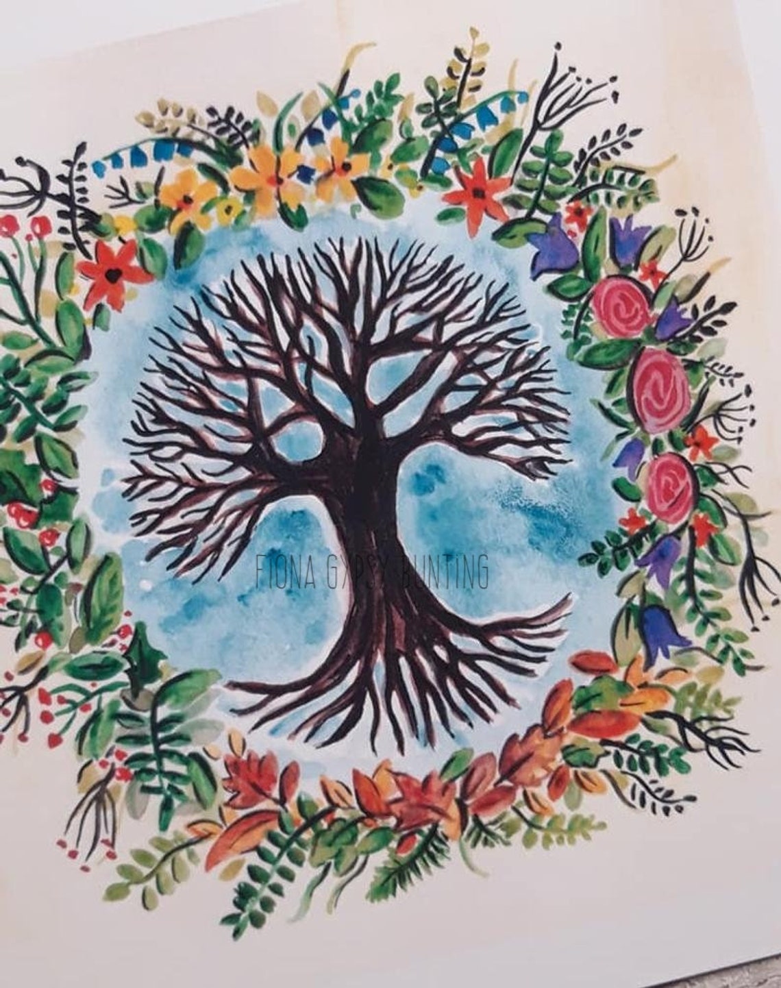 Tree of Life Art Print Tree of Life Wall Art Tree Wall Art - Etsy UK
