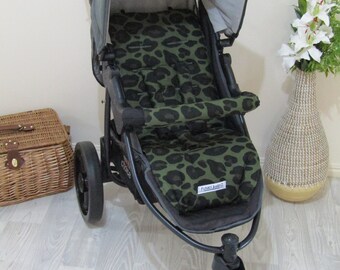 leopard print pram liner