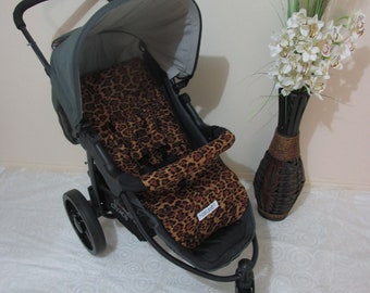 leopard print pram liner