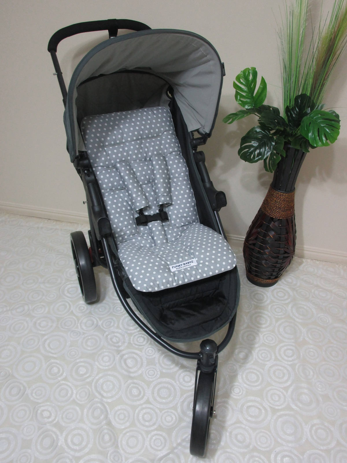 grey pram liner