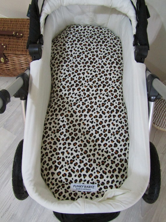 Housse de nacelle pour landau, fixation universelle-Wild léopard