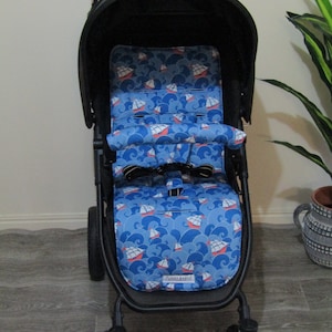 Pram/stroller seat liner-Sailing ships-Australian made