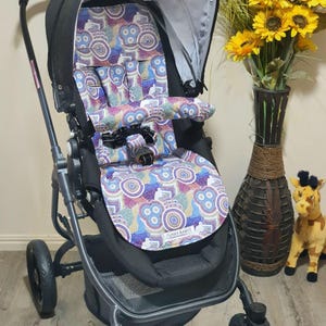 Pram/stroller seat liner-Indigenous design,evolving-Australian made
