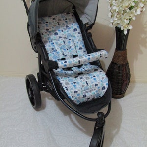 Pram/stroller seat liner-Friends at sea-Australian made..