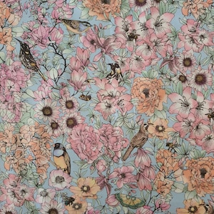 Forro para assento de carrinho de bebê - Flores australianas da primavera - Fabricado na Austrália