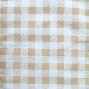 Pram bassinet liner,universal fitting-Lion brown gingham-Funky babyz,Australian made