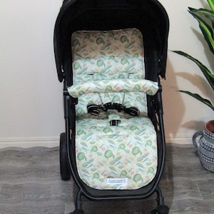 Pram/stroller seat liner-Deep sea turtles-Australian made