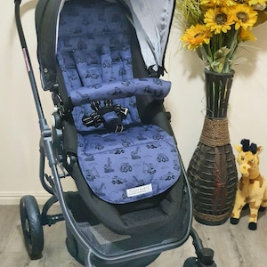 Pram/stroller seat liner-Construction trucks-Australian made