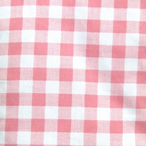 Forro para berço de carrinho de bebê - Rosa bebê xadrez - Fabricado na Austrália