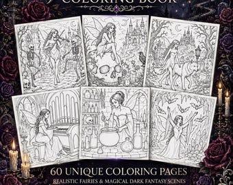 Magical Fairy Tarot Coloring Book
