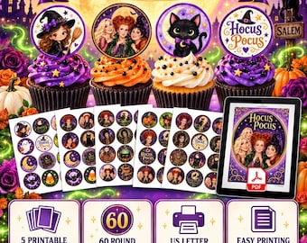 Hocus Pocus Cake Toppers