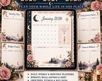 Digital Planner Bundle for phone iPad ect