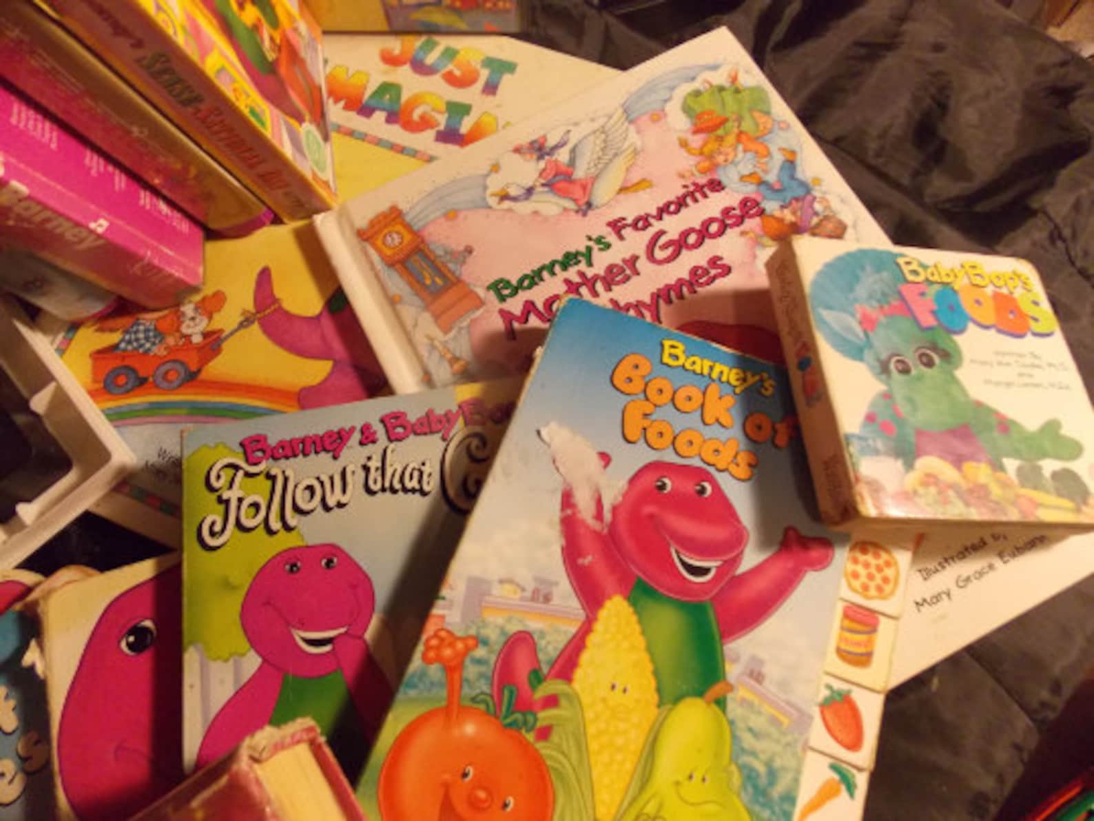 Large Lot of Barney Vhs Cd's Books and Barney Stuff | Etsy
