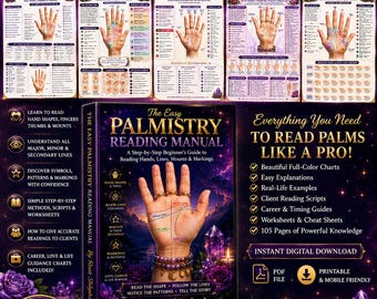 Easy  Palmistry Detailed,    How to Read Palms