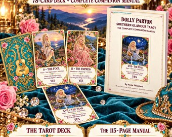 Dolly P Tarot Deck with Southern Saying  & Companion Manual