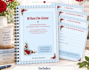 Organizer, Help give your loved ones clarity, comfort and loving guidance when they need it most. Notebook