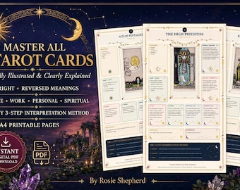 COMPLETE 78-Card  TAROT REFERENCE Deck