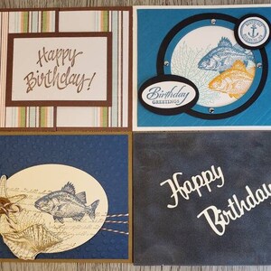 Handmade Masculine Birthday Cards