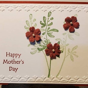 Tarjeta hecha a mano para el Día de la Madre