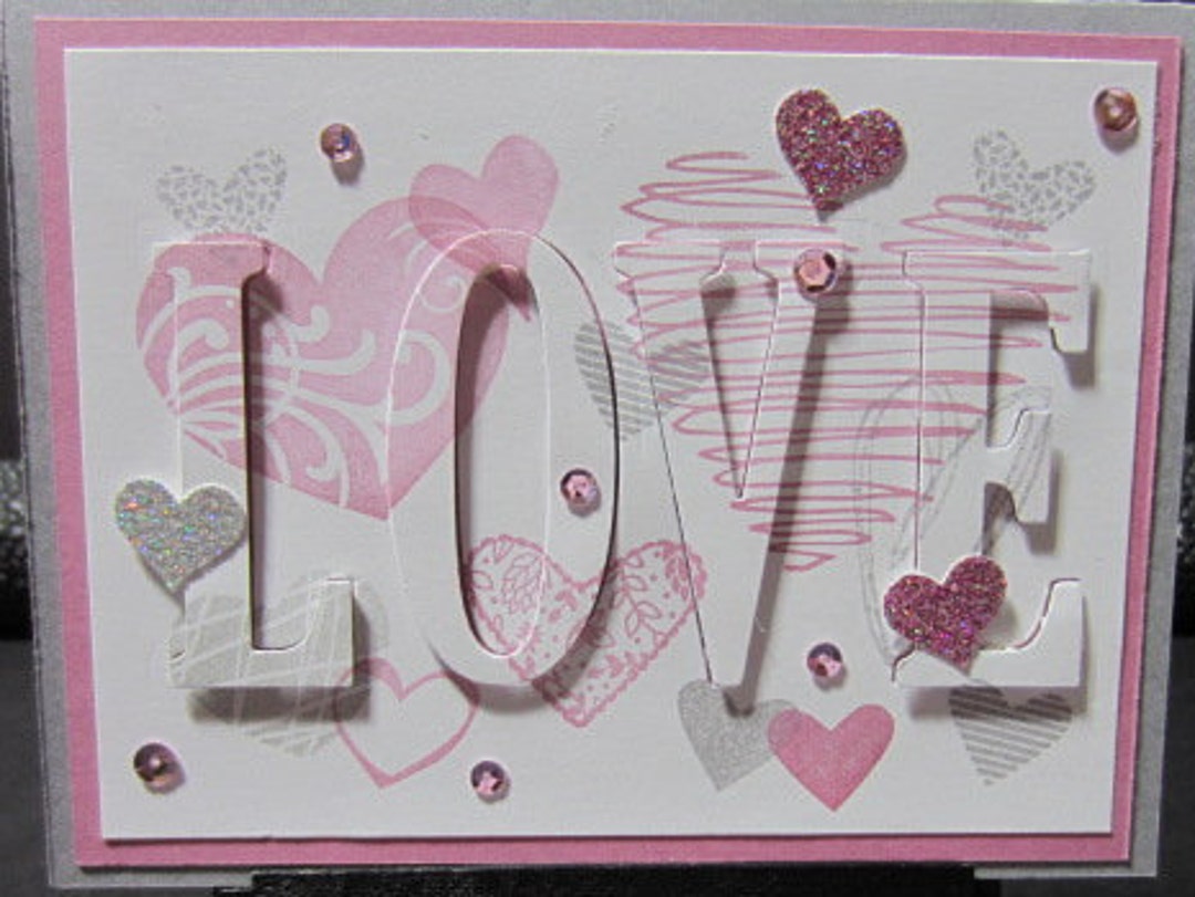 Handmade Valentine Card - Etsy