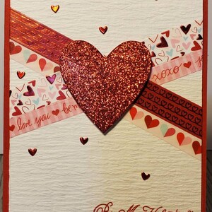 Carte de Saint-Valentin faite main