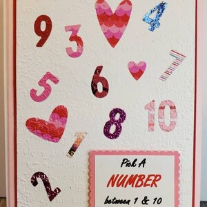 Handgefertigte Valentinstagskarte – suggestiv
