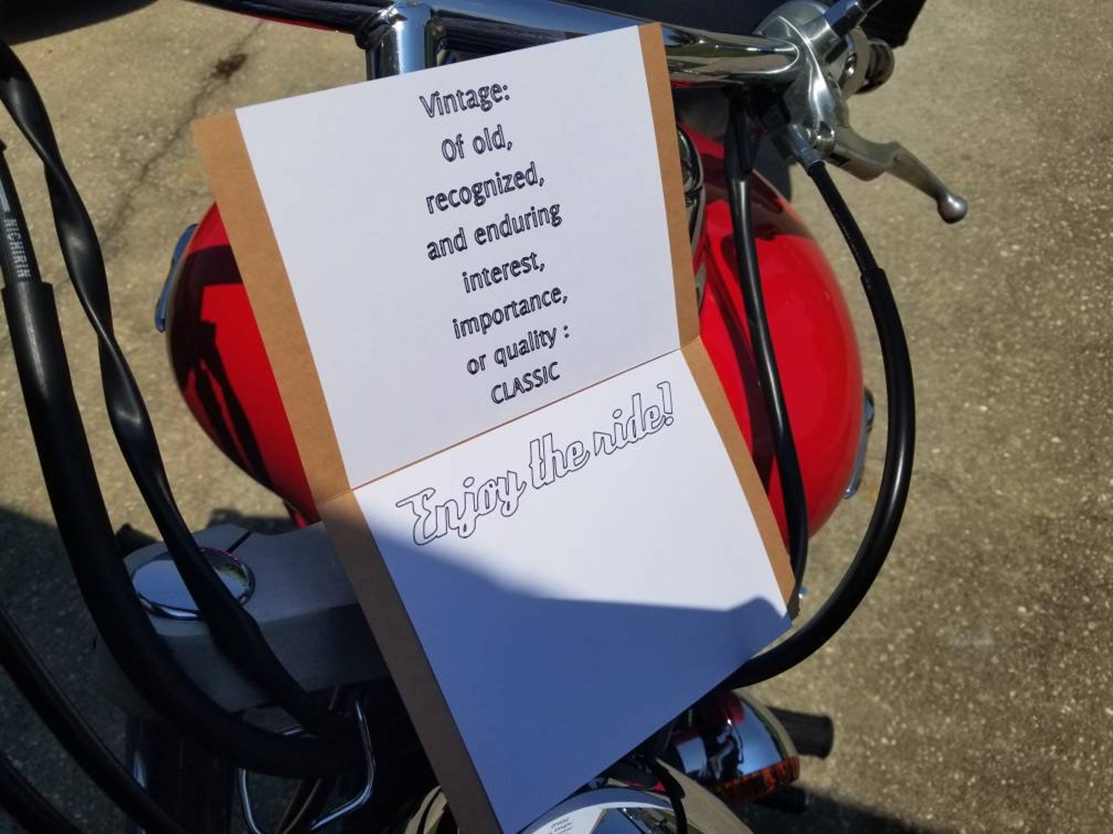 Motorcycle Card Etsy