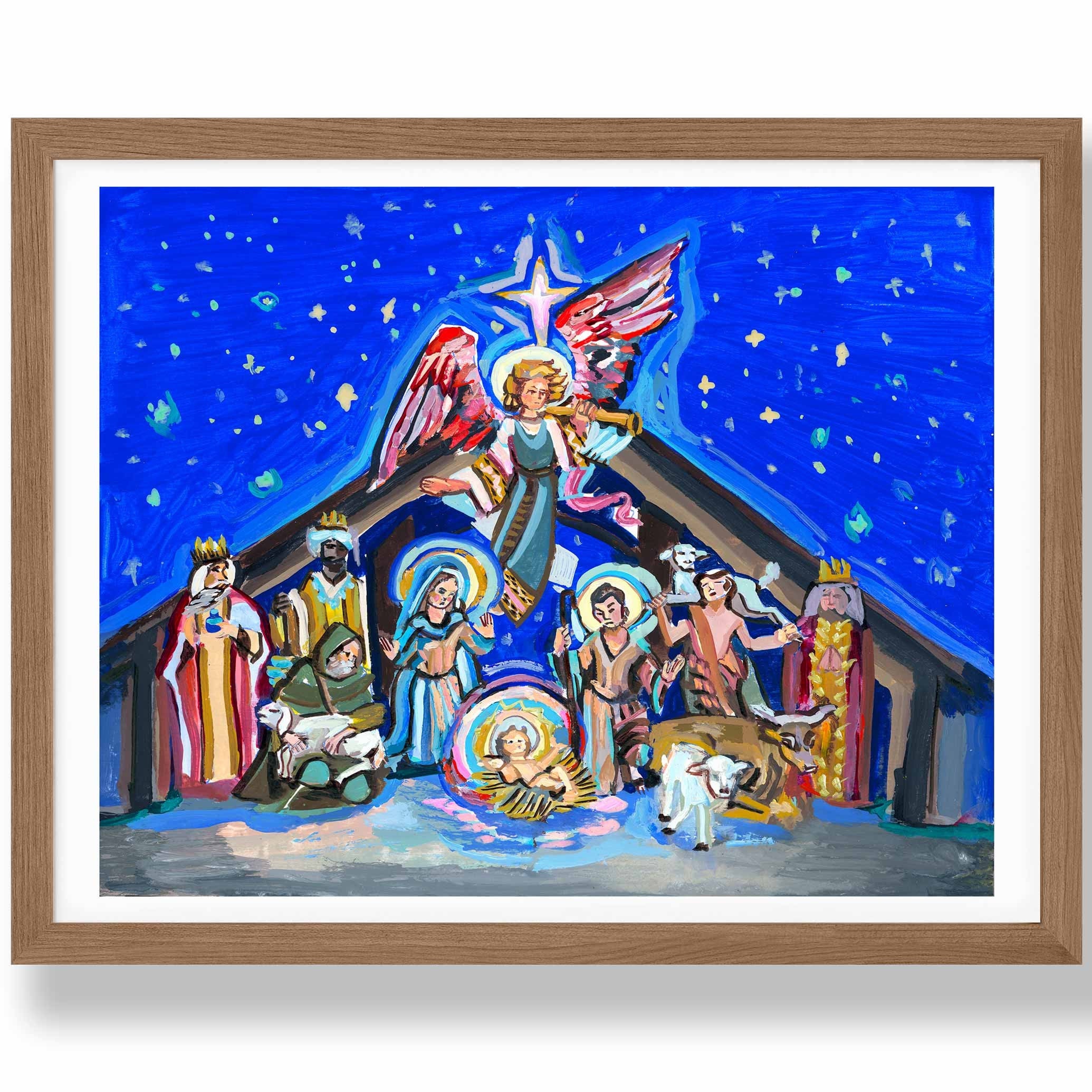 Nativity online scene art