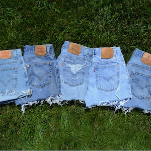 Vintage Levis High Waisted Shorts image 1