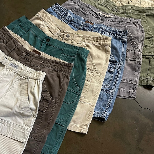 Vintage Cargo Shorts | Utility Shorts | All Sizes | Cotton Shorts | 90s Shorts | Hiking Shorts | Summer Shorts