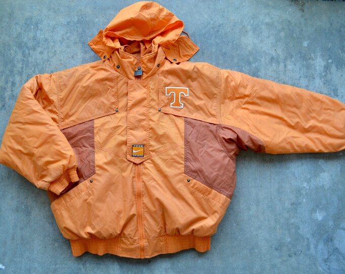 Rare 90s Vintage Tennessee Vols Puffy Windbreaker Jacket Etsy