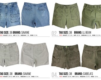 Vintage Cargo Shorts | Utility Shorts | All Sizes | Cotton