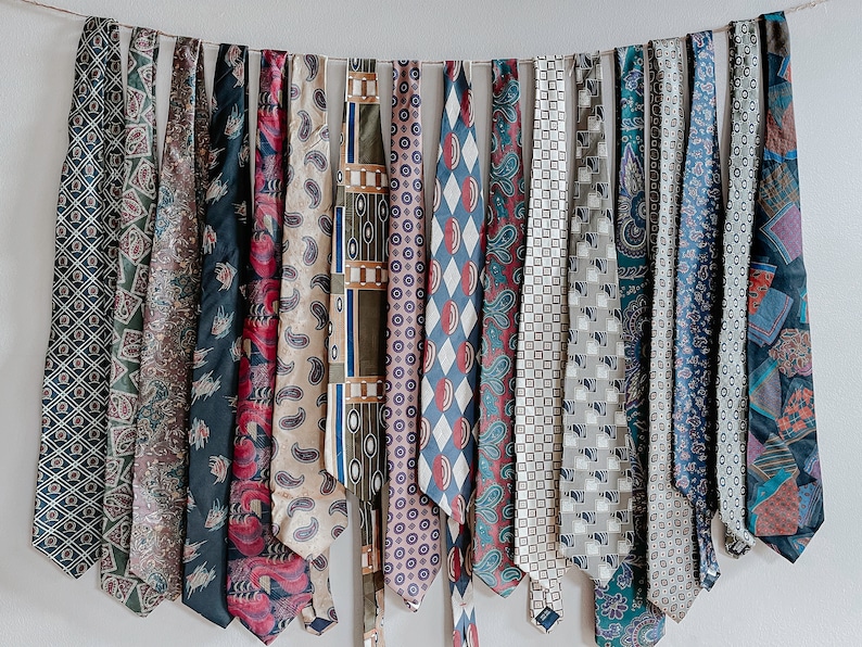 Vintage Neckties | Geometric Pattern | Silk Ties | Polyester Ties ...