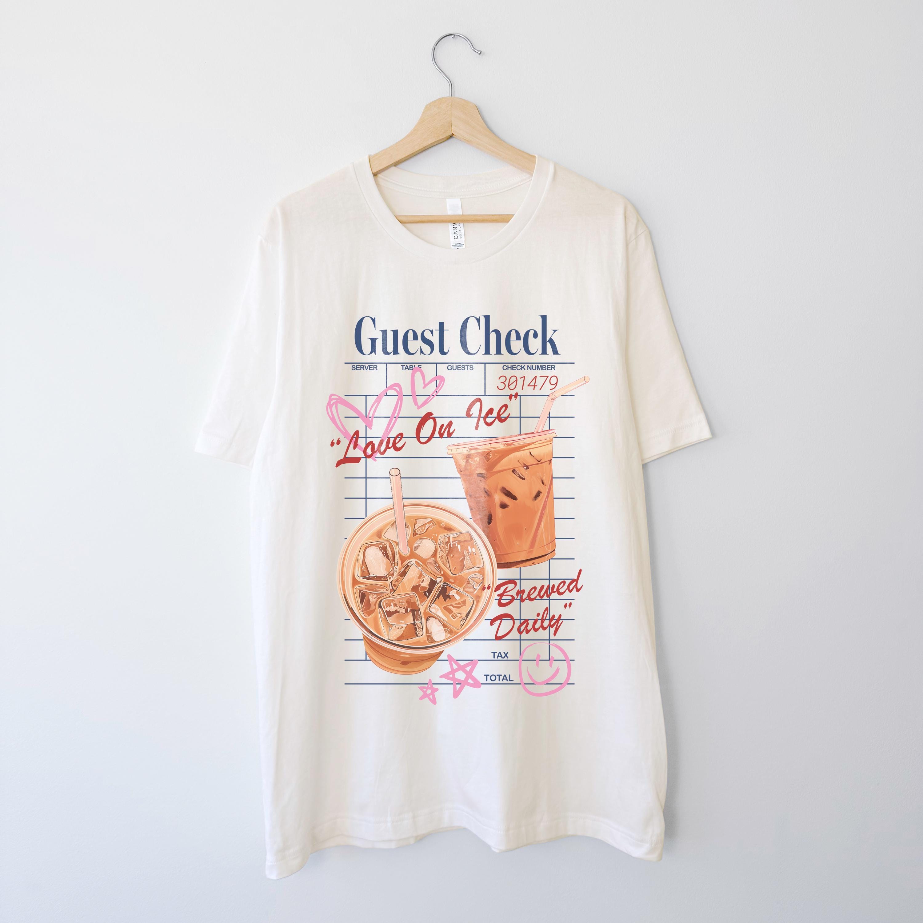 Iced Coffee Lover T-shirt: Oversized Graphic Tee - Etsy Canada