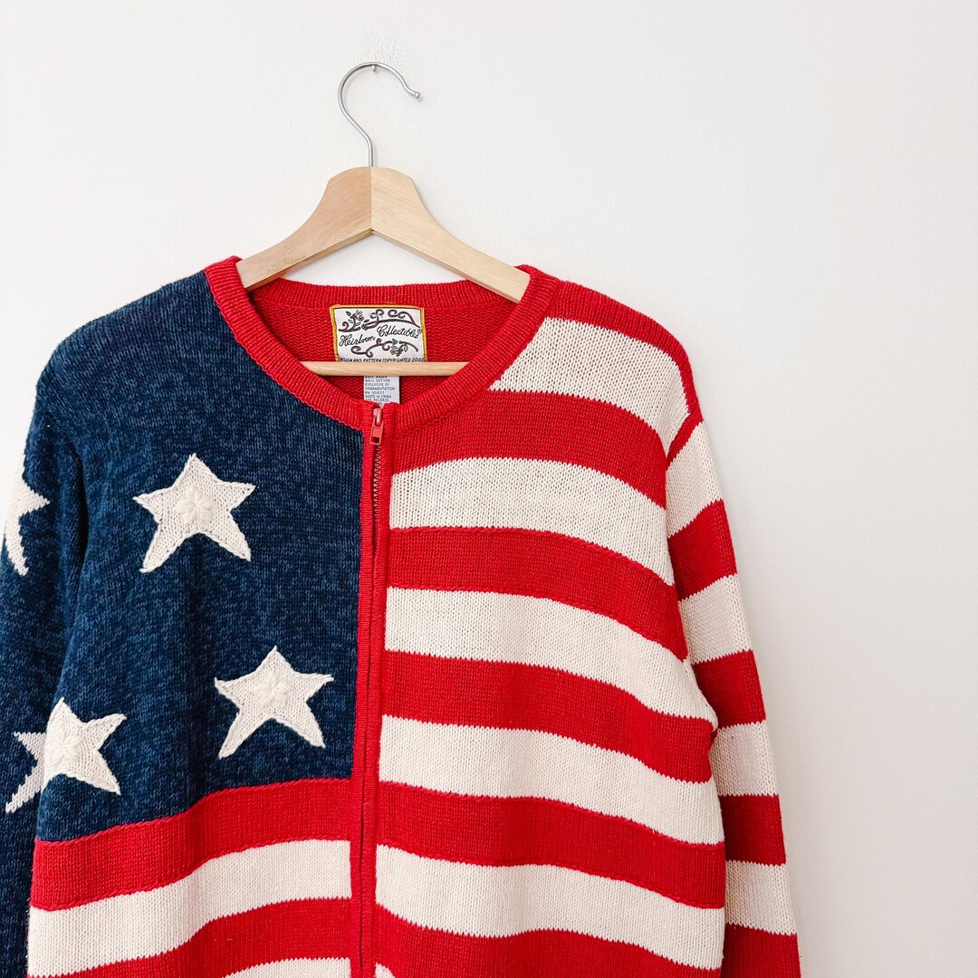 Vintage Gant American Flag sweater
