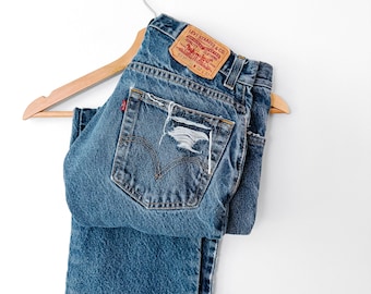 Vintage 517 Levi's distressed-denimjeans | 32 x 32"