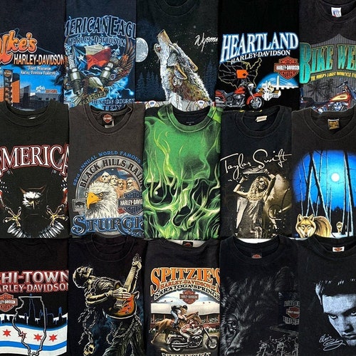 Vintage T-shirts Harley Davidson T-shirts Band - Etsy