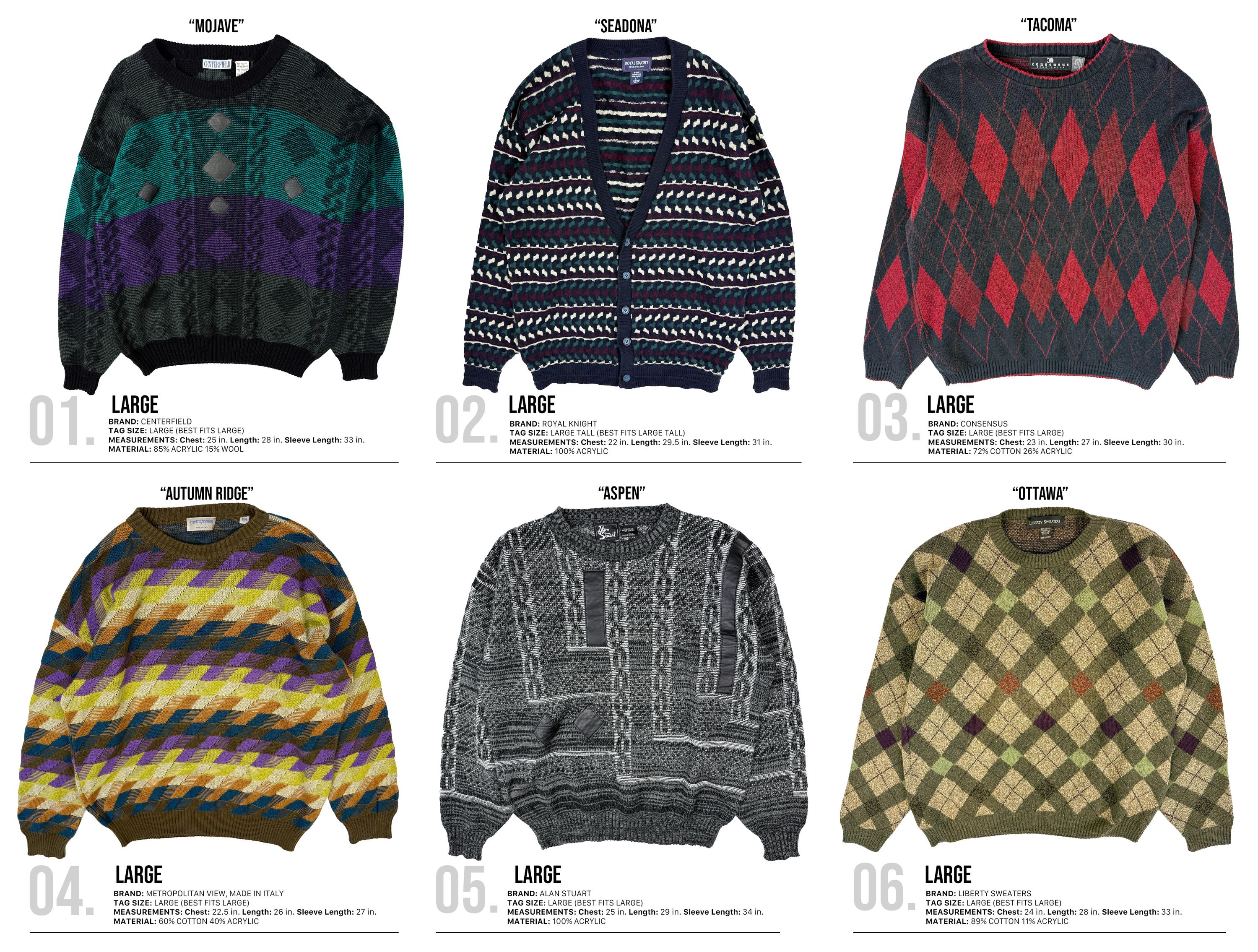 Vintage Sweaters Size Large | Cozy Sweaters | Oversized Vintage Sweaters Size Large | Cozy Sweaters | Oversized