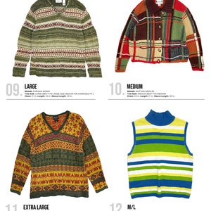 Vintage 90s Y2K Sweaters Y2K Clothing Rainbow Sweaters 2000s Sweaters 90s sweaters Y2K Tops Gift Ideas image 4