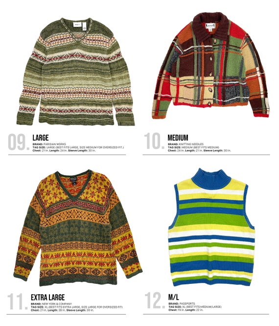 Vintage 90s Y2K Sweaters | Y2K Clothing | Rainbow… - image 4