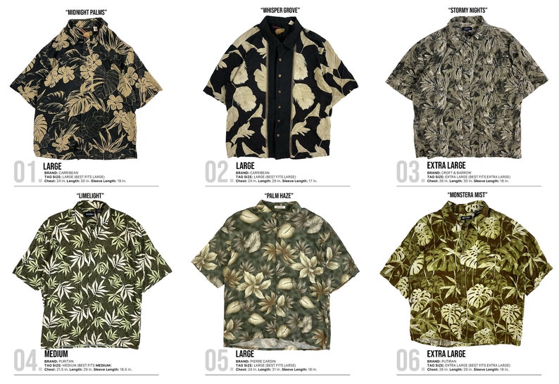Vintage Hawaiian Shirts Short Sleeve Button Down Shirt Oversized Shirts 80s 90s Retro Styles Vintage Floral Shirt image 4
