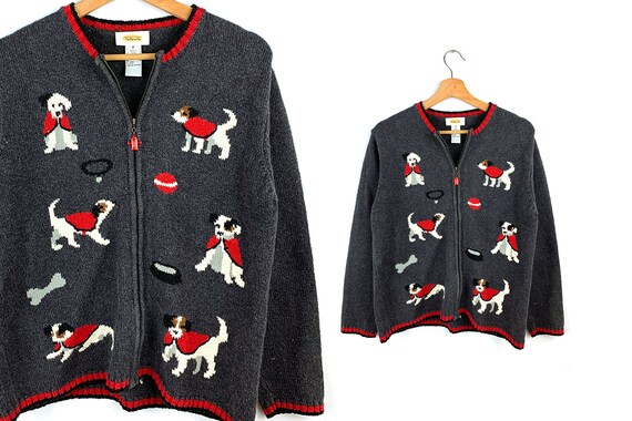 Vintage Dog Novelty Sweater