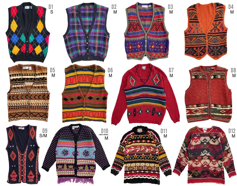 Vintage Novelty Sweaters All Sizes Tacky Sweaters Etsy