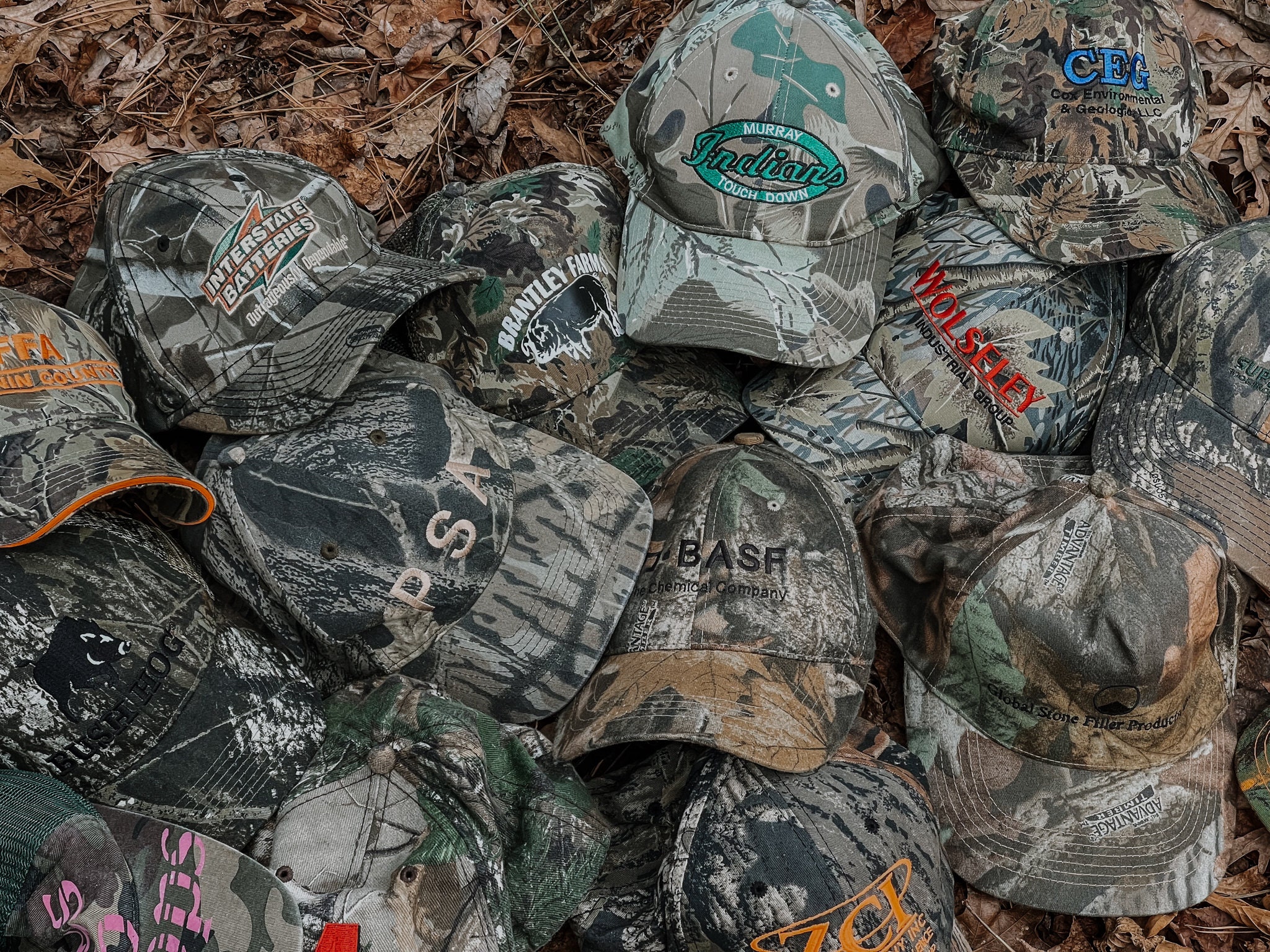 Tan Camo Mesh Hat  Mens Vintage Camo Trucker Hat - Old Enfield Supply