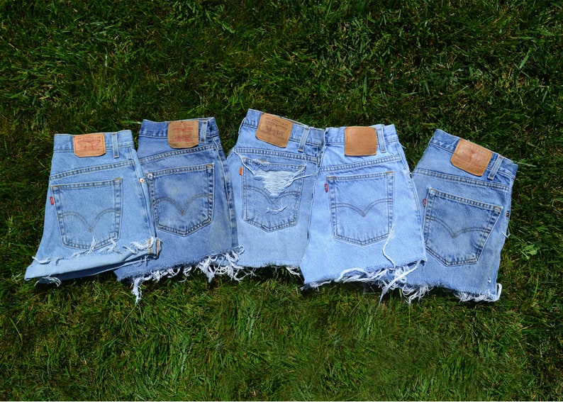 Vintage Levis High Waisted Shorts image 1