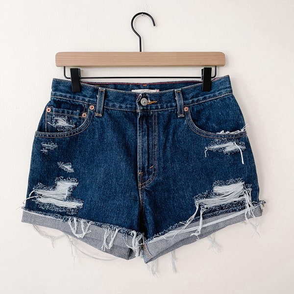 Vintage Distressed Levi's High Waisted Shorts